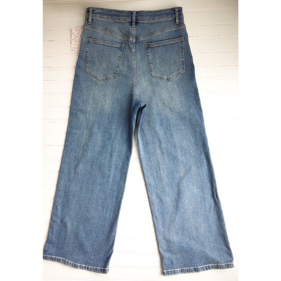 Free People Wales Wide Leg High Waisted Jeans - Picture 6 of 7